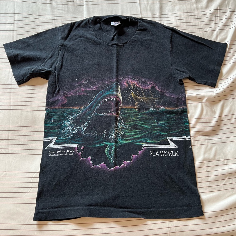 Vintage Sea World - Great White Shark (Carcharodon carcharias)